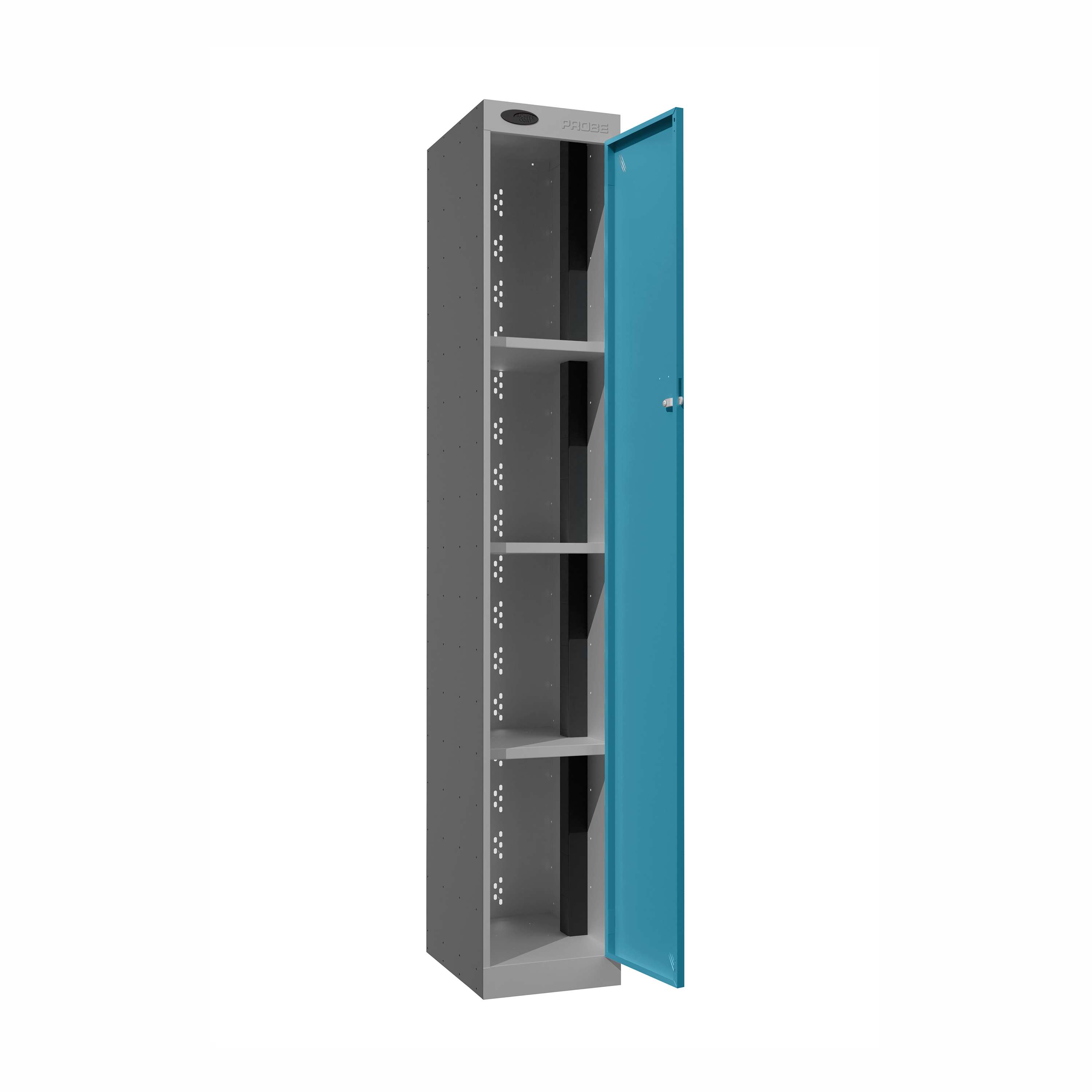 Single Door/4 Compartment Charging Locker