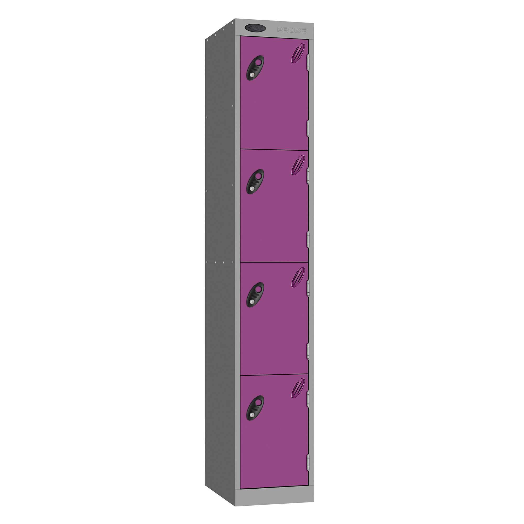 4 Door Multi Door/Compartment Non-Charging Lockers